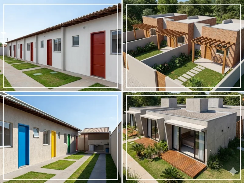 Kitnets Pequenas - Modelos Variados