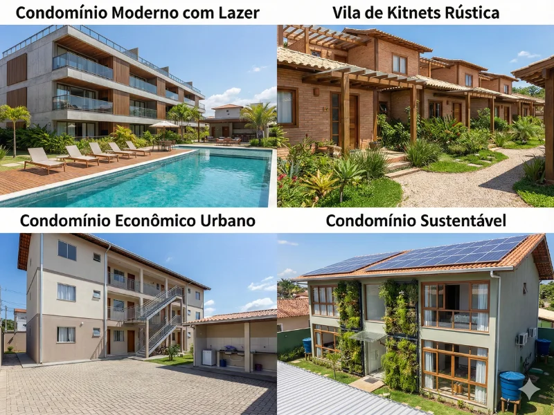 Condomínios de Kitnets Variados